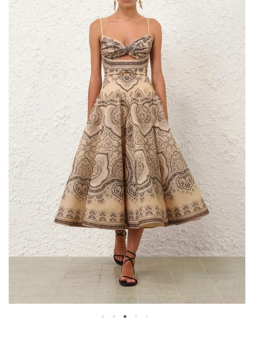 pink and brown dress Puff Sleeve & Floral Maxi Large occasion:vacation Flat Front Vs Non Type:Beach Dress Plunge Neckline